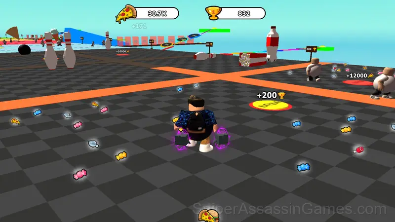 +1 Fat per Second! Eat and Fat! gameplay screenshot 5