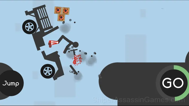 Stick Dismounting! gameplay screenshot 1
