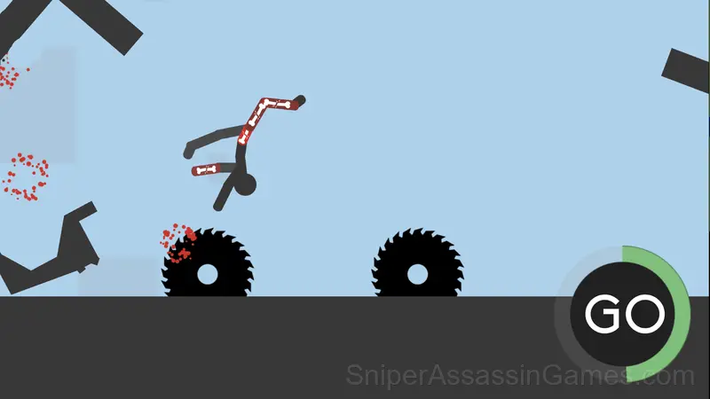 Stick Dismounting! gameplay screenshot 2