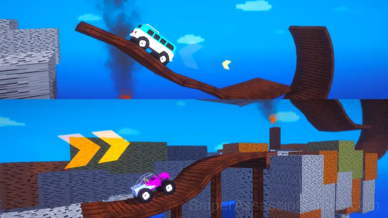 Funny Mad Racing gameplay screenshot 3