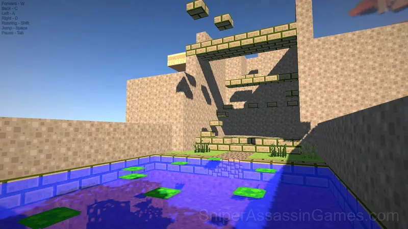 SAVE FROM LAVA!: Cubic Parkour gameplay screenshot 2