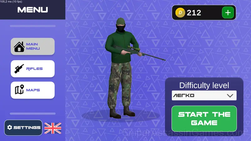 Sniper duel 1v1 gameplay screenshot 1