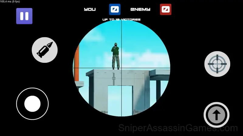 Sniper duel 1v1 gameplay screenshot 4
