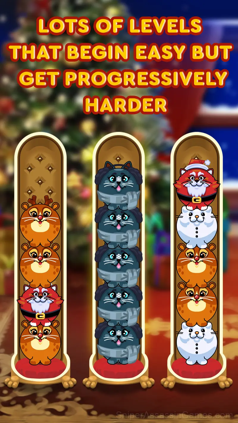 Cat Sorter Puzzle gameplay screenshot 2
