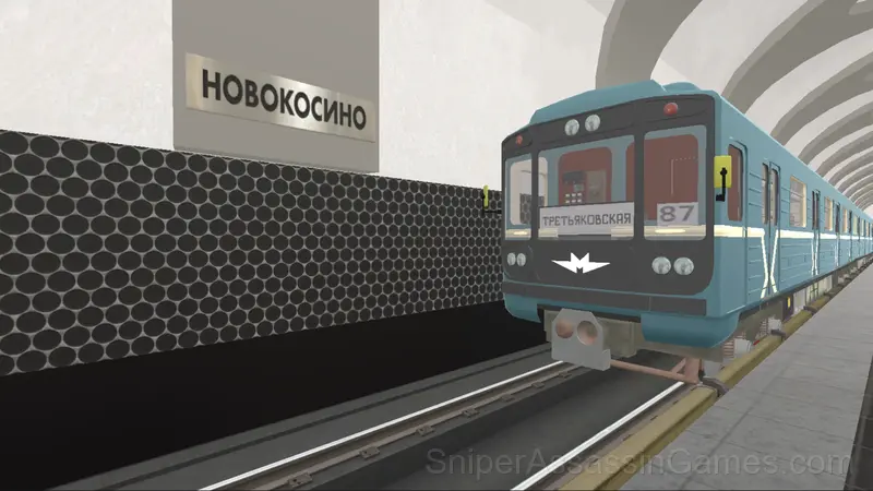 Moscow Metro Driver 3D gameplay screenshot 1