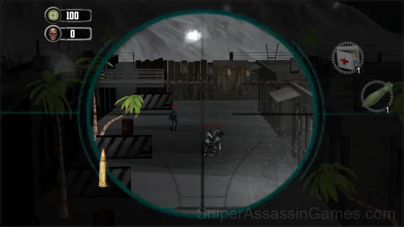 Winter Sniper 3D gameplay screenshot 1