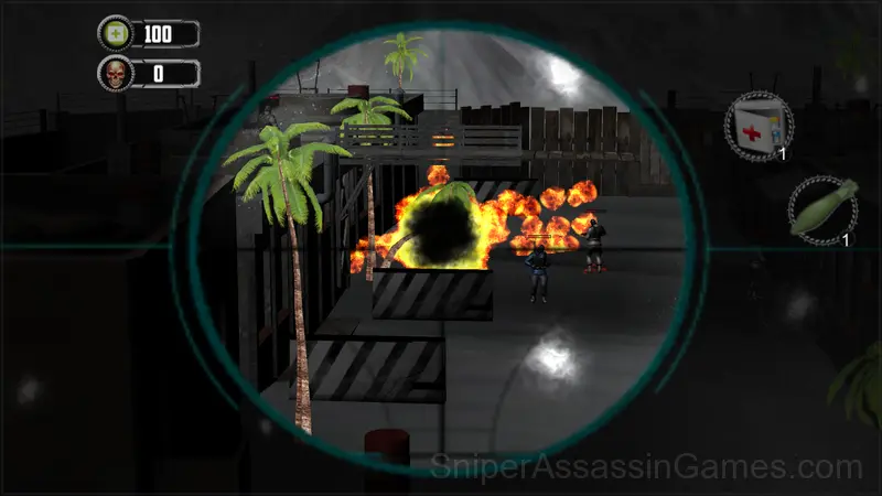 Winter Sniper 3D gameplay screenshot 2