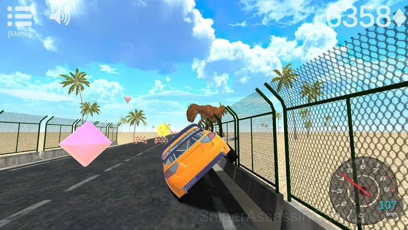 Race with dinosaurs gameplay screenshot 2