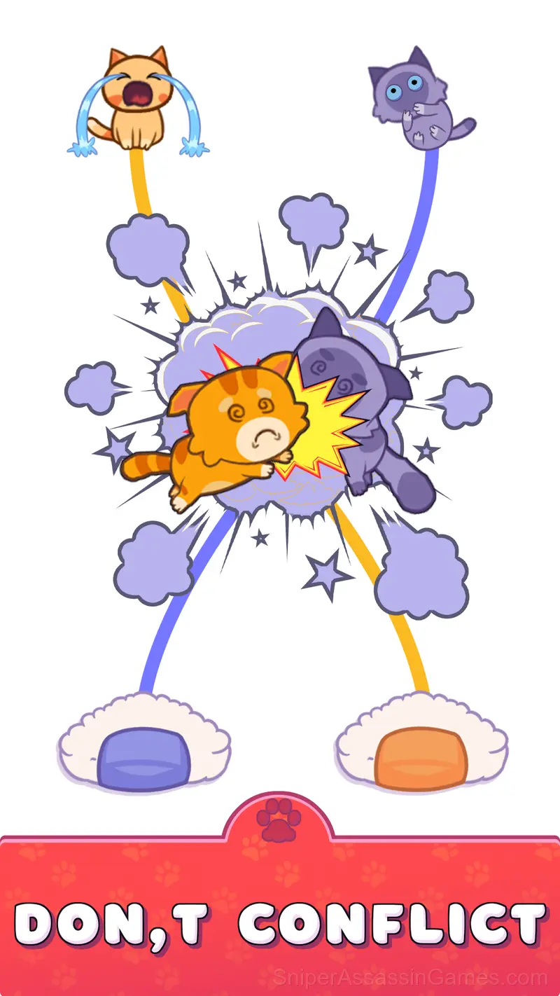 Cat Puzzle: Draw to Kitten gameplay screenshot 2