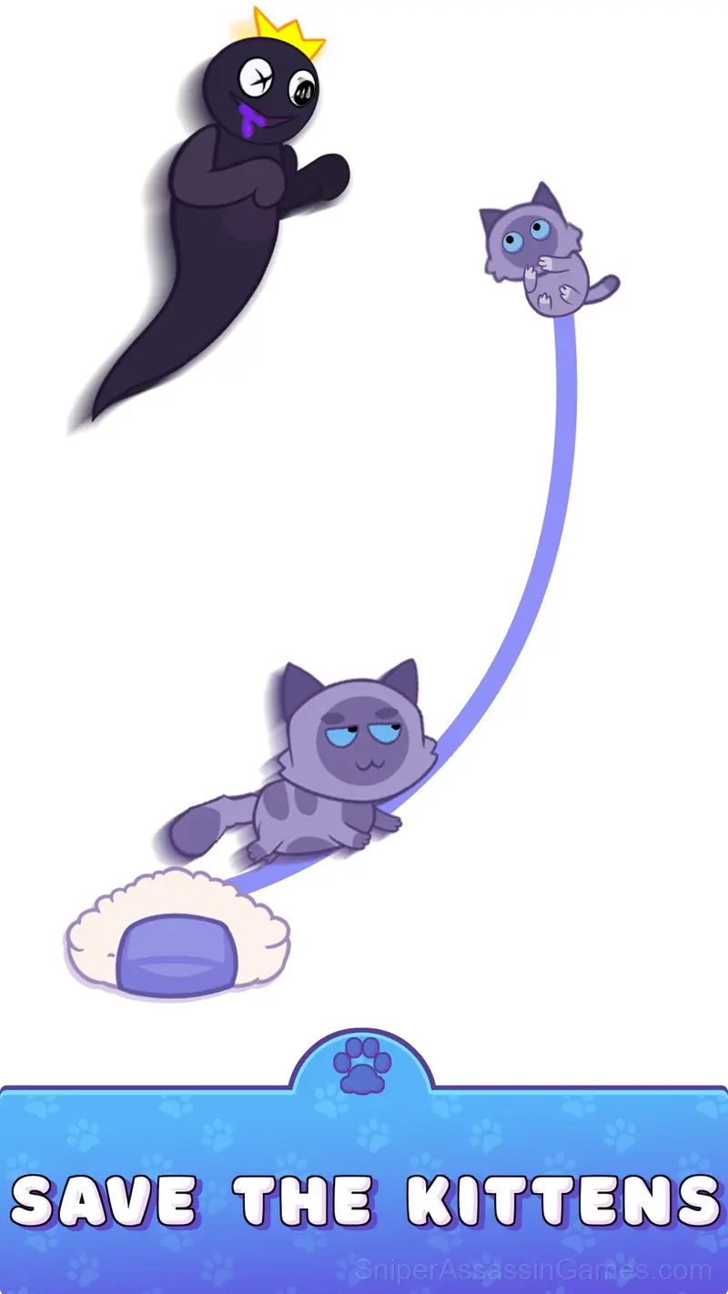 Cat Puzzle: Draw to Kitten gameplay screenshot 3