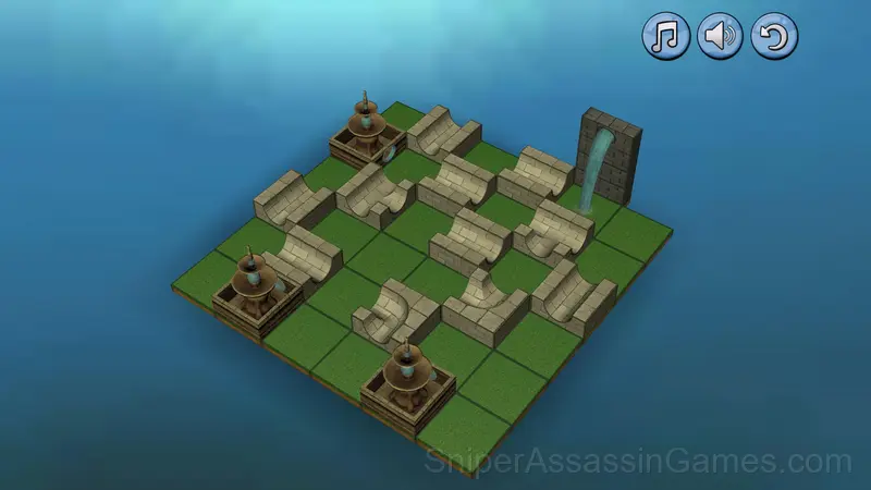 3D water puzzle gameplay screenshot 3