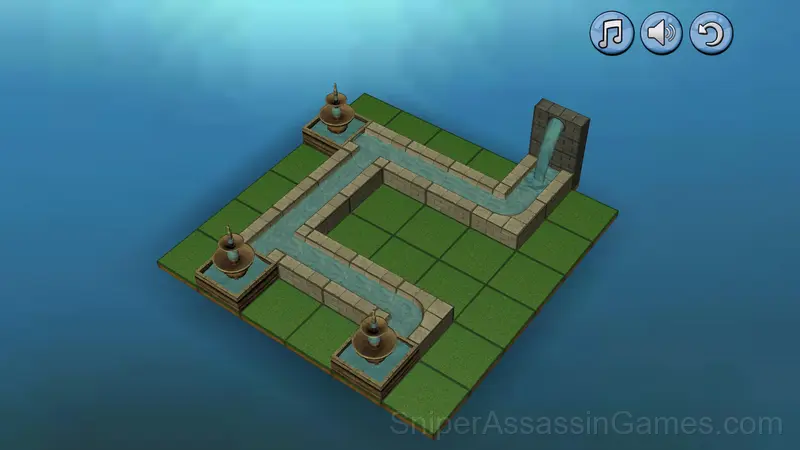 3D water puzzle gameplay screenshot 4