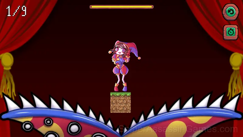 Cut the Digital Circus: The Amazing Clicker gameplay screenshot 1