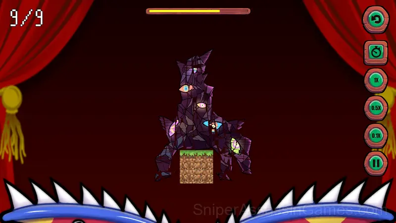 Cut the Digital Circus: The Amazing Clicker gameplay screenshot 5