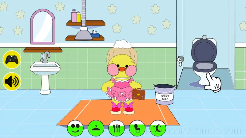My duck Lalafanfan: dress, feed, wash! gameplay screenshot 5