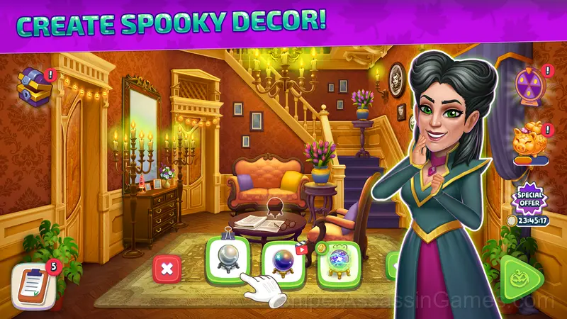 Halloween merge gameplay screenshot 5