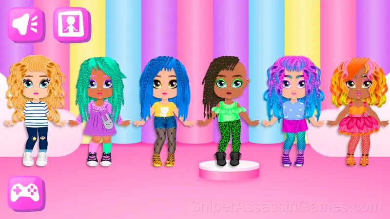 Hairstyles for babies: Beauty Salon gameplay screenshot 1