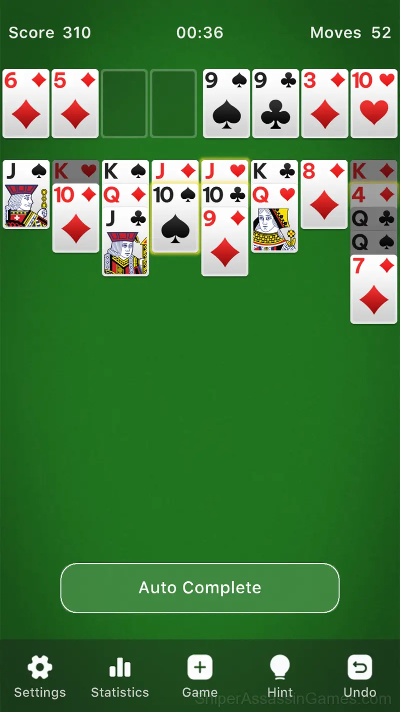 FreeCell - Classic Solitaire gameplay screenshot 1