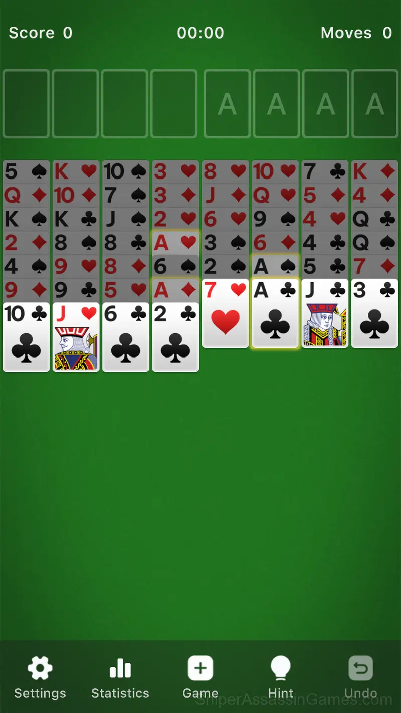 FreeCell - Classic Solitaire gameplay screenshot 5