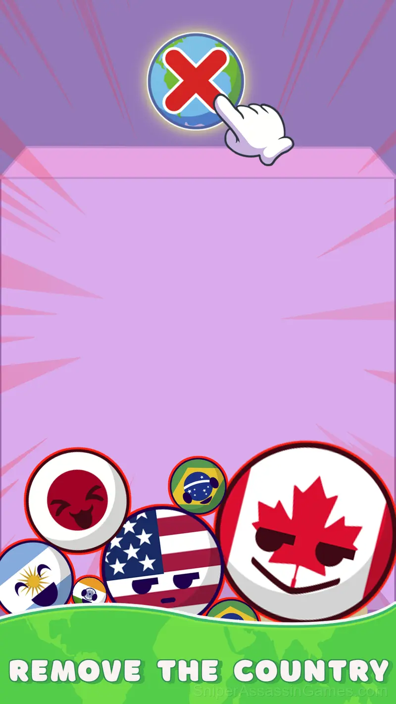 Country Balls: Merge Puzzle gameplay screenshot 5