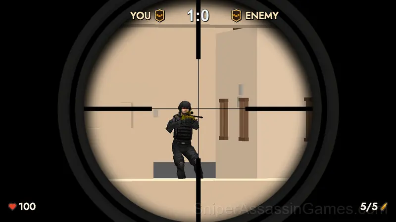 Sniper vs Sniper gameplay screenshot 1