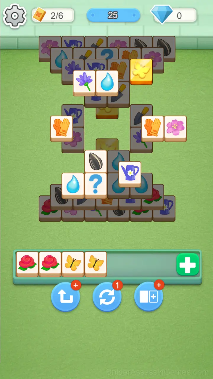 Mahjong Gardens gameplay screenshot 2