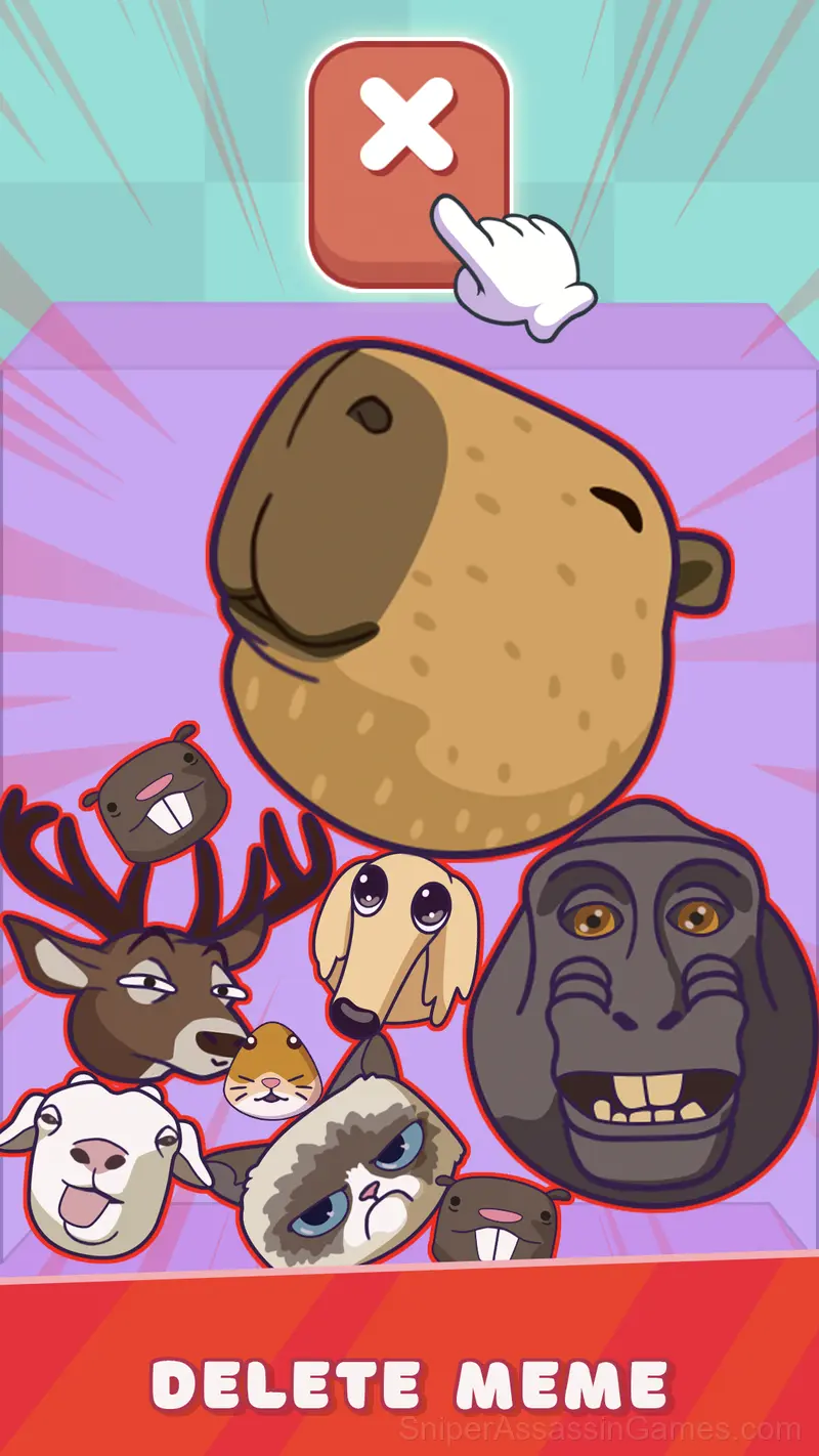 Connect the Capybara: Meme Puzzle gameplay screenshot 5