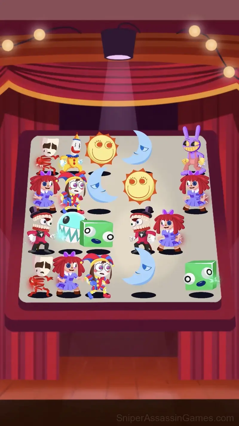 Merge War: Digital Circus gameplay screenshot 1