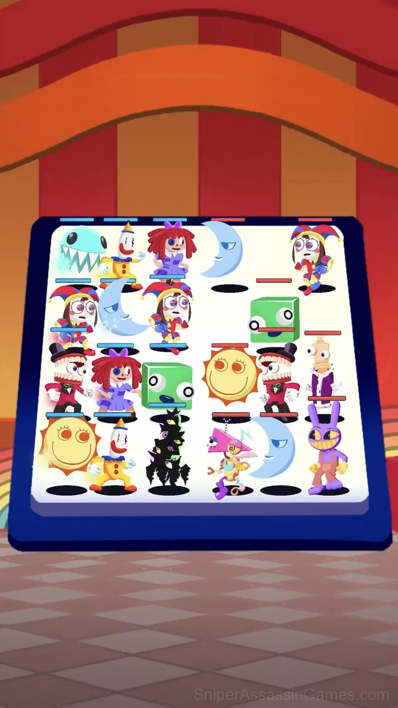 Merge War: Digital Circus gameplay screenshot 3