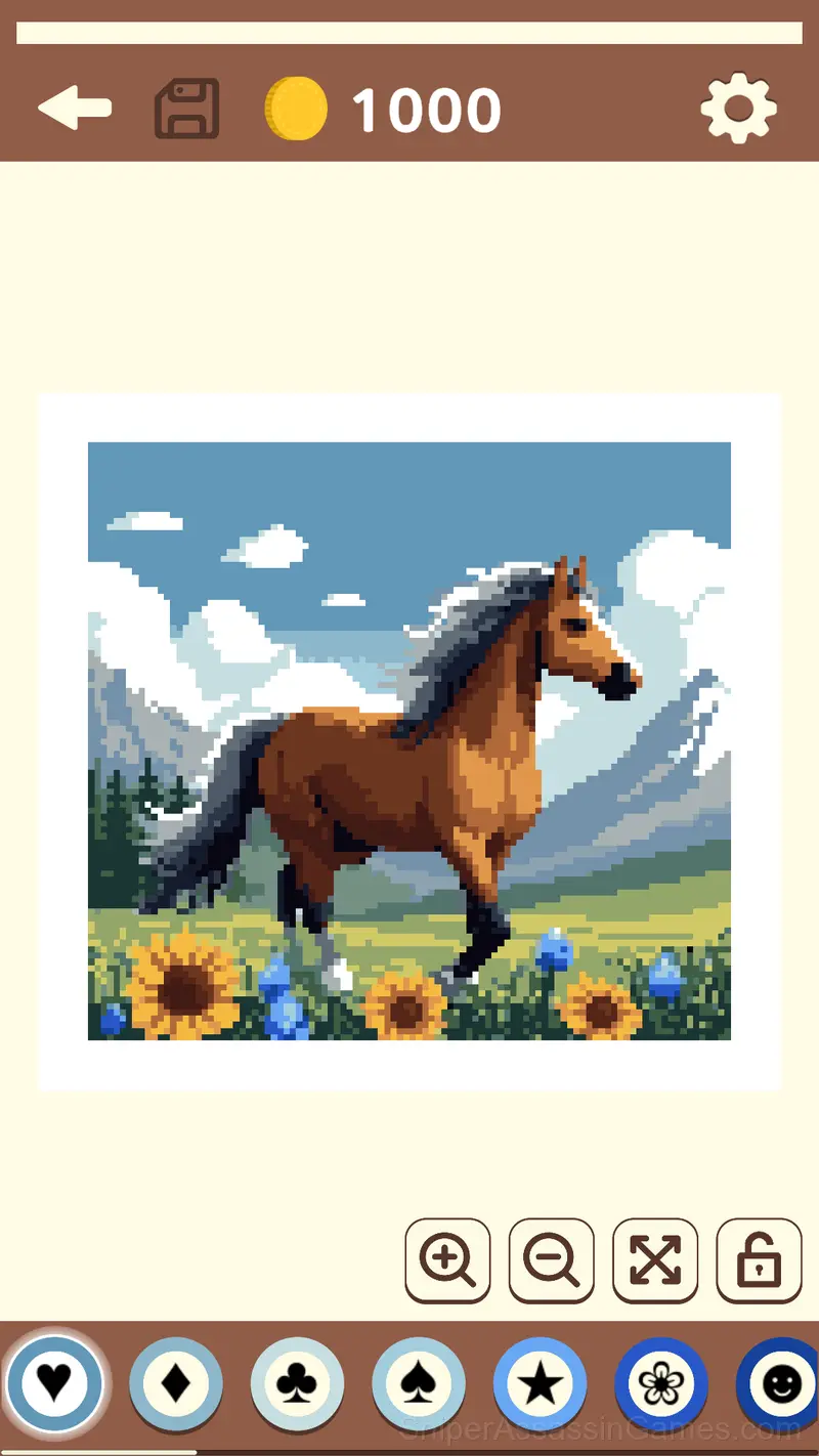 Coloring: Mosaic by Symbols gameplay screenshot 2