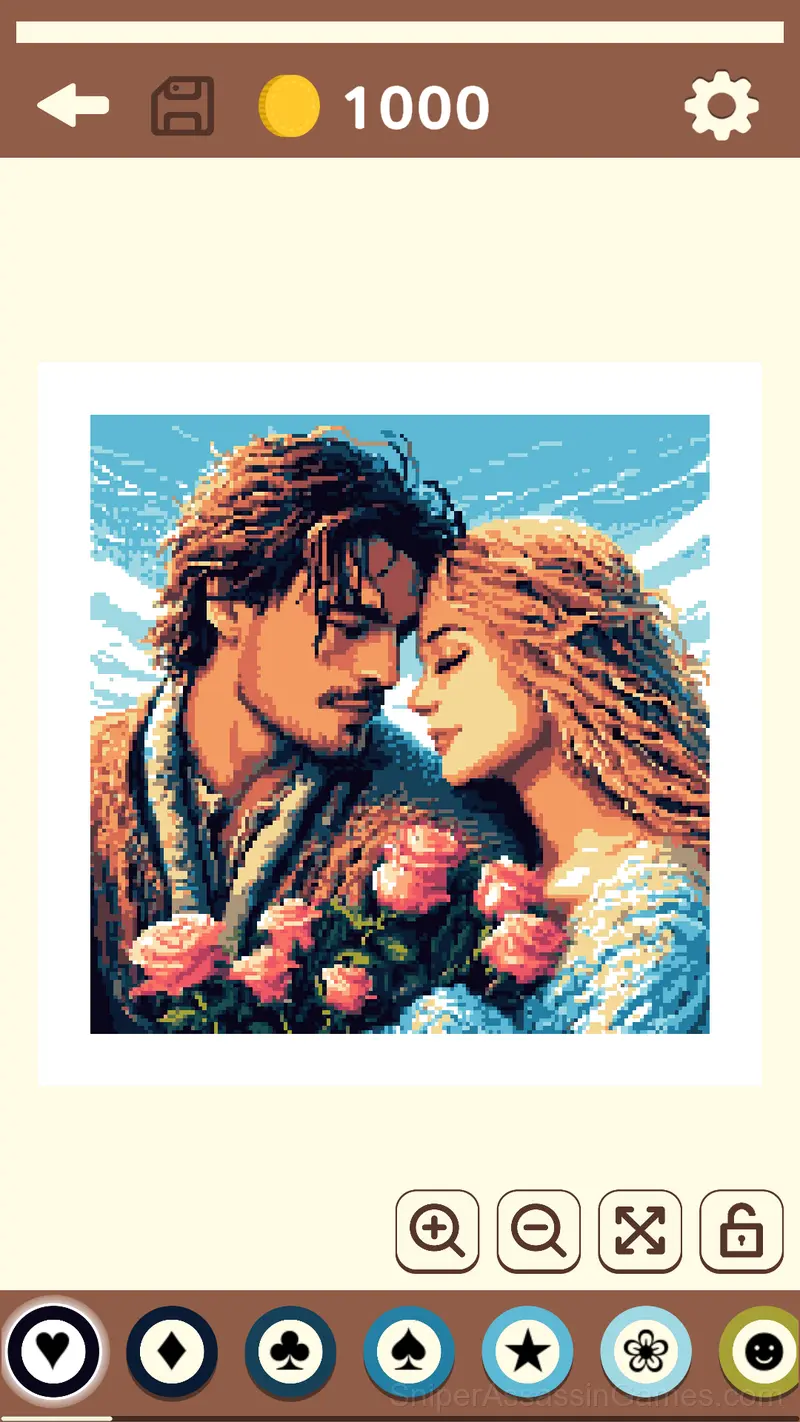 Coloring: Mosaic by Symbols gameplay screenshot 4