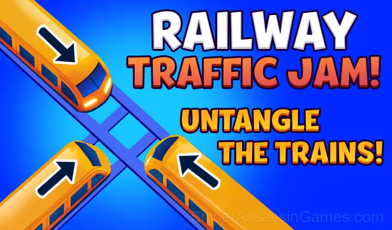 Play Railway Traffic Jam! Untangle the Trains!