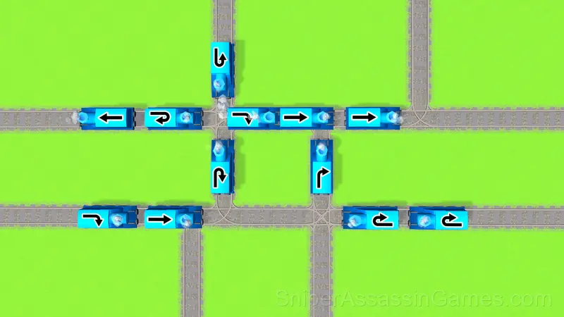 Railway Traffic Jam! Untangle the Trains! gameplay screenshot 4
