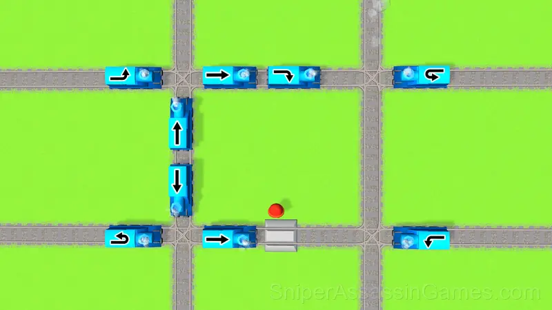 Railway Traffic Jam! Untangle the Trains! gameplay screenshot 5