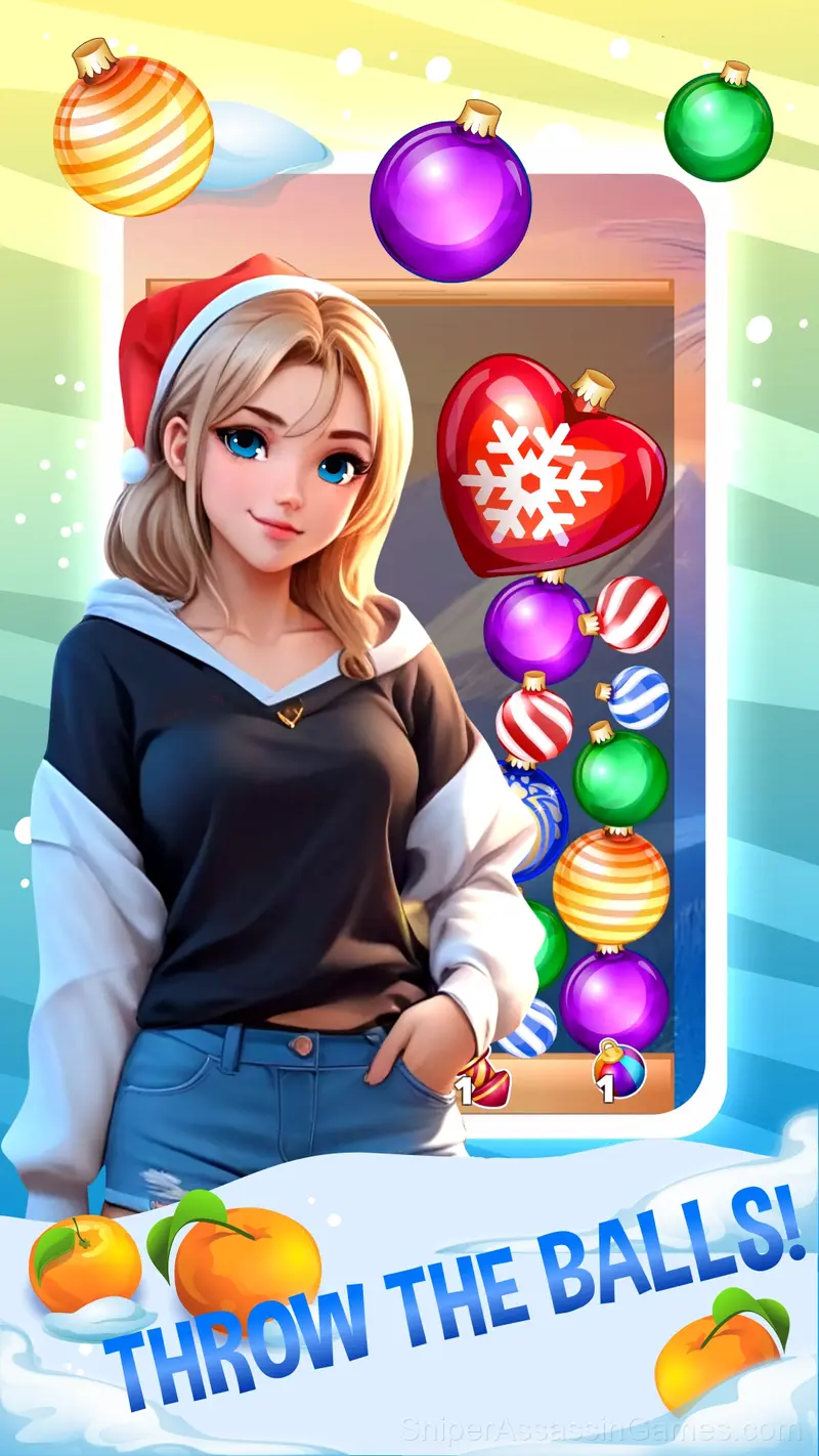 A New Year's miracle! Connect the balls! gameplay screenshot 2