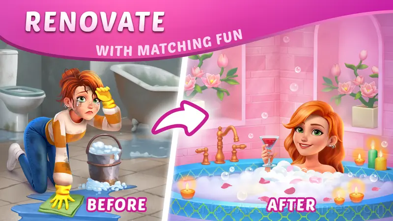 DesignVille: Merge & Design gameplay screenshot 2