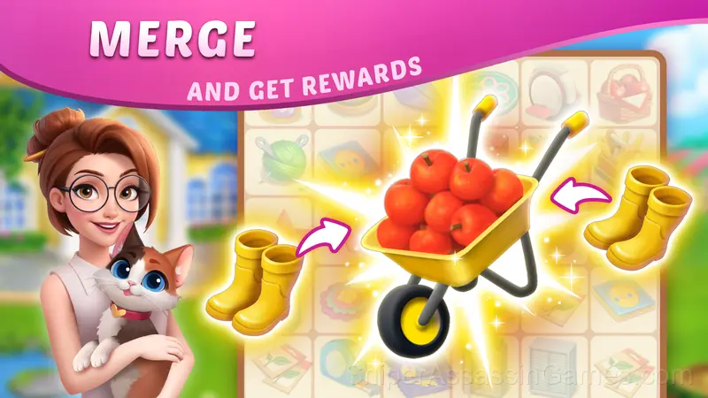 DesignVille: Merge & Design gameplay screenshot 4