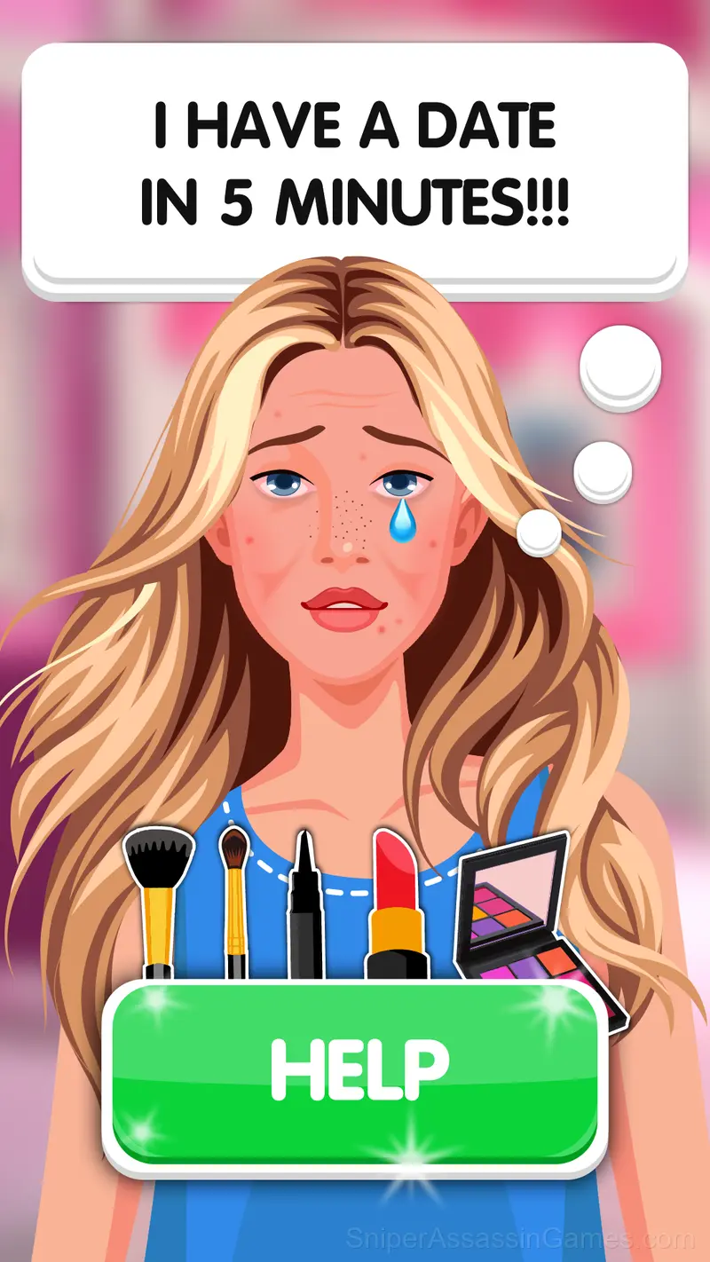 Makeup for friend ASMR gameplay screenshot 1