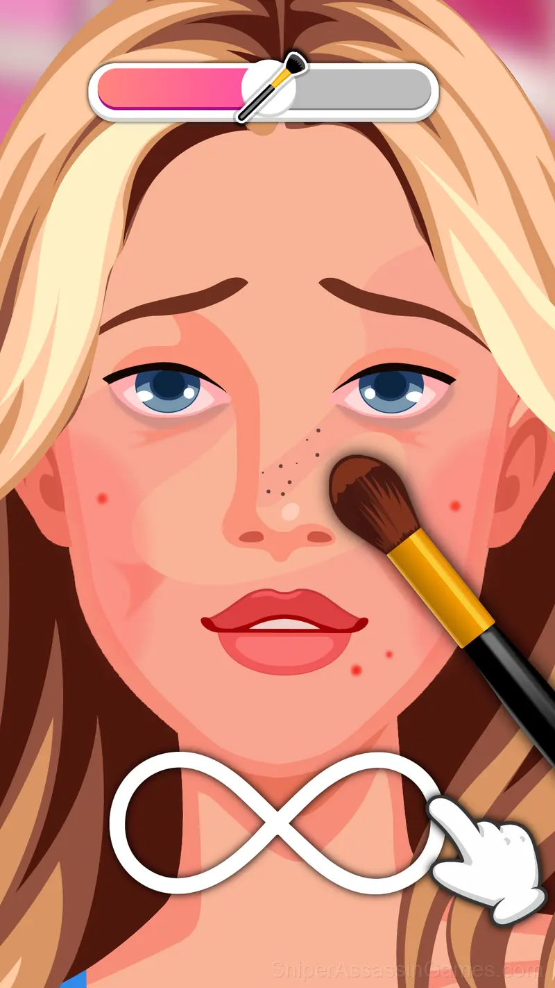 Makeup for friend ASMR gameplay screenshot 2