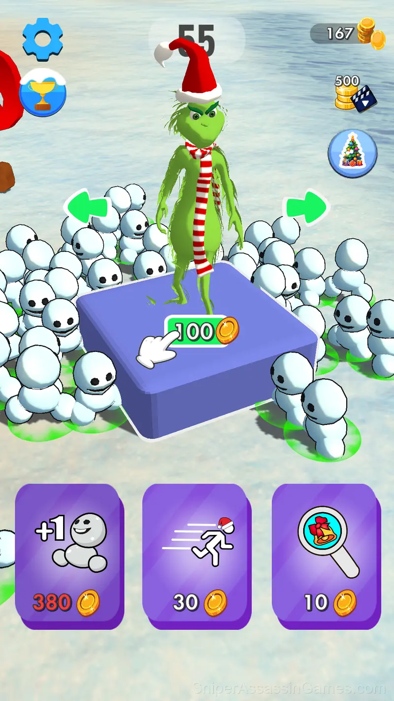 Catch the Snowmen! gameplay screenshot 1