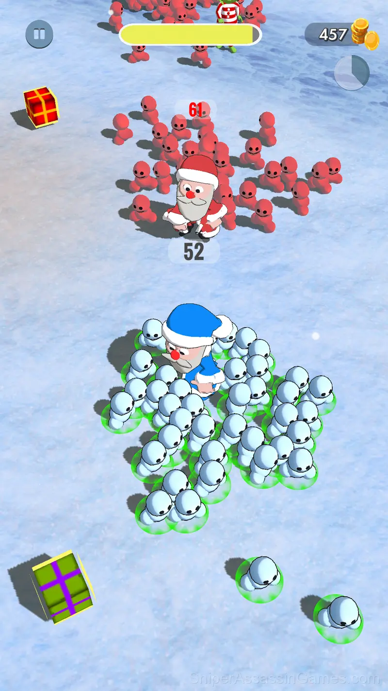 Catch the Snowmen! gameplay screenshot 4
