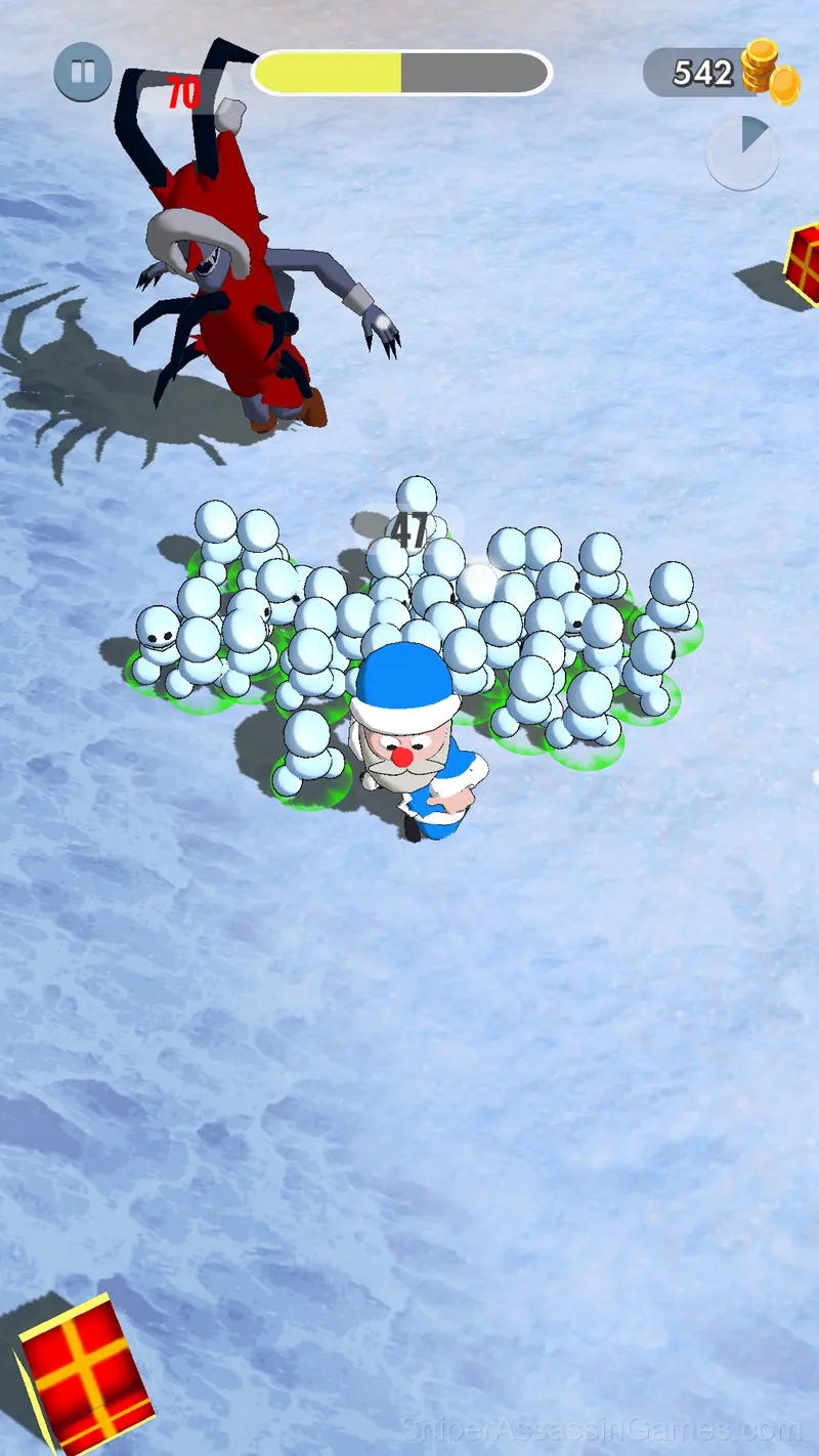 Catch the Snowmen! gameplay screenshot 5