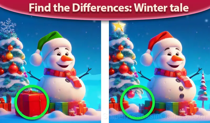 Play Find the Differences: Winter tale
