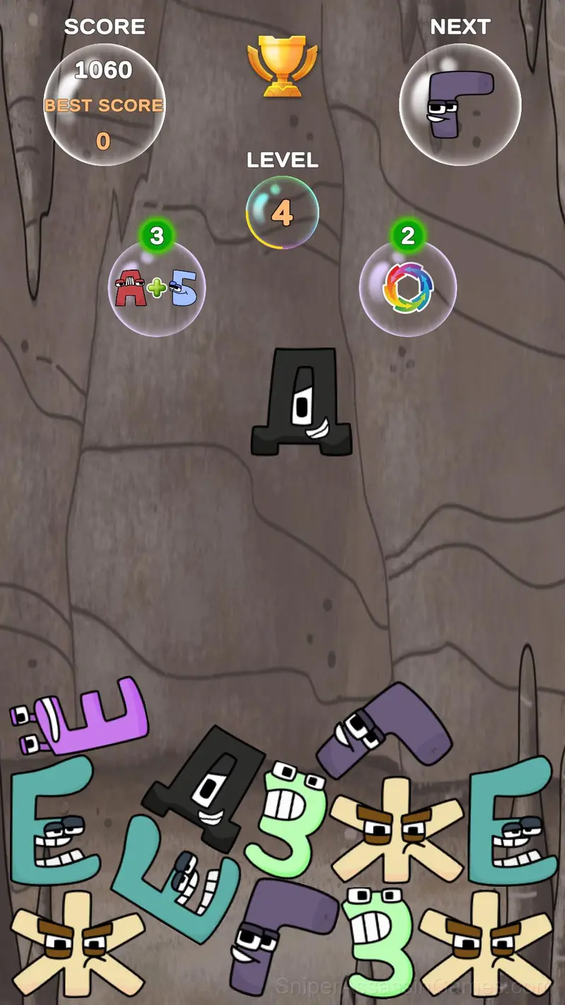 Alphabet Merge: Learn Letters gameplay screenshot 1