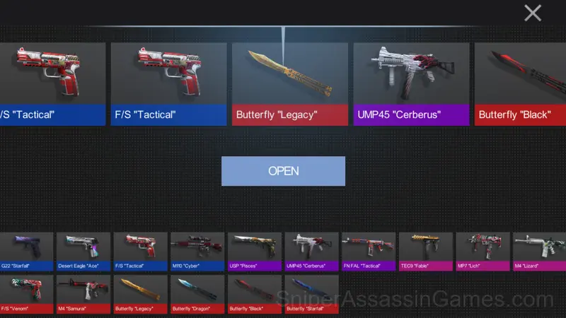 Standoff 2: Case and Box Opening Simulator gameplay screenshot 1