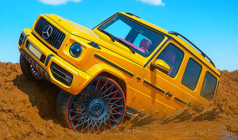 Play Off-road car driving!
