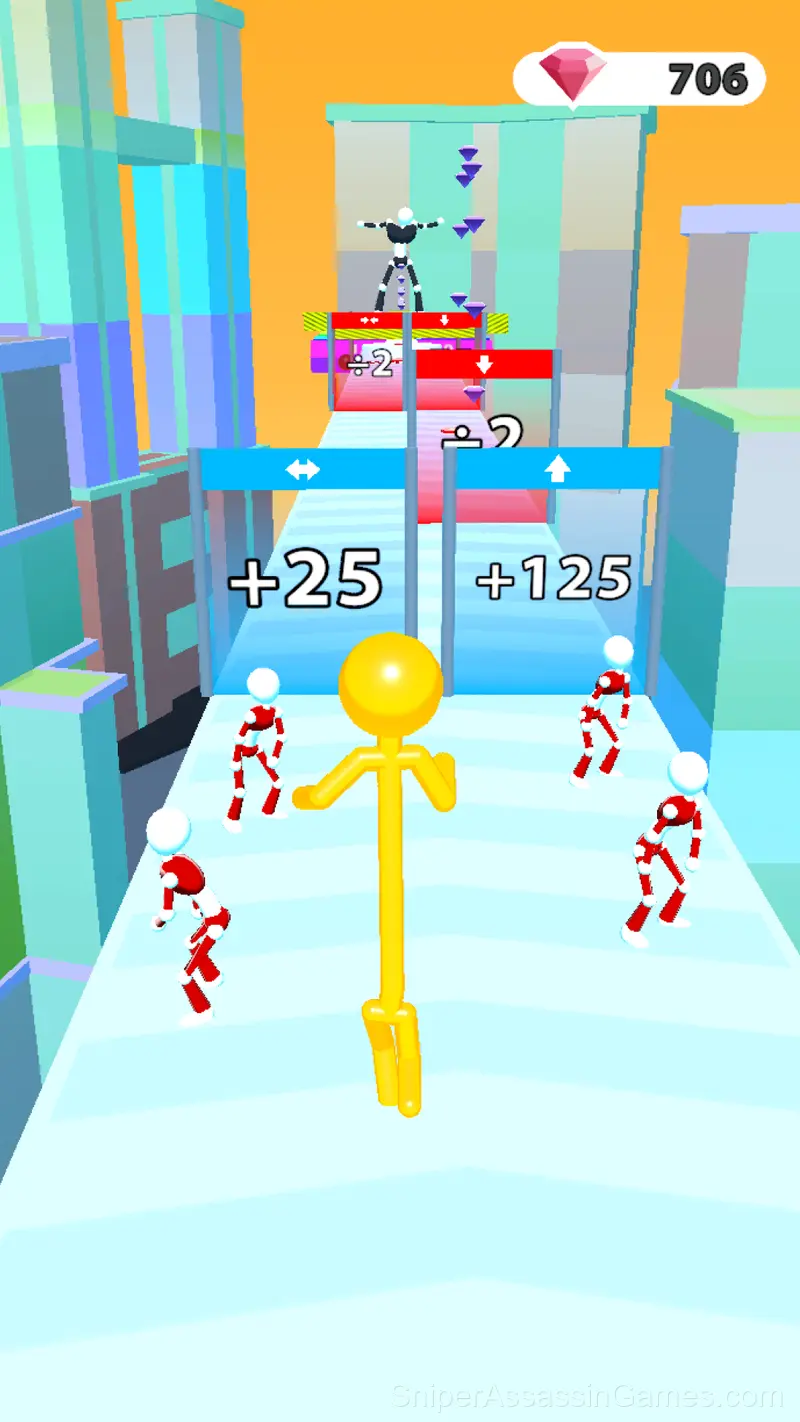 Tall Guy Run gameplay screenshot 2