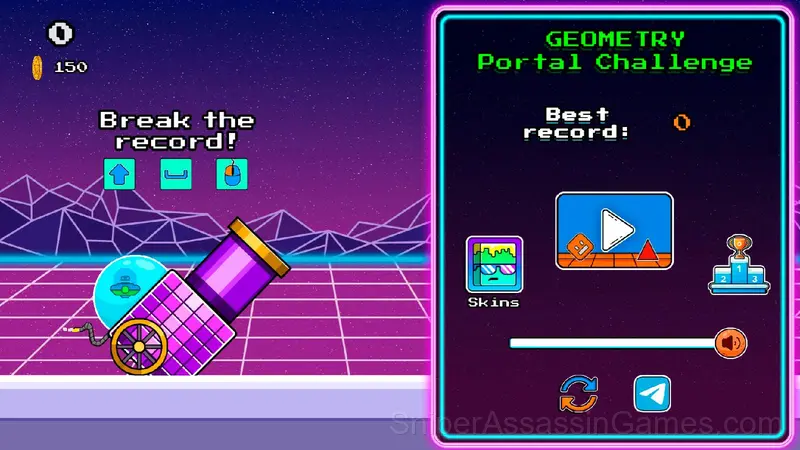Geometry Portal Challenge gameplay screenshot 1