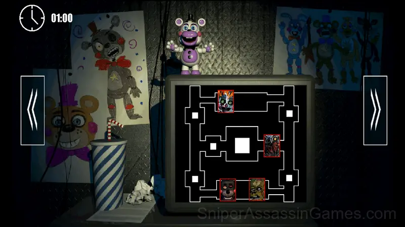 Fnaf 6 gameplay screenshot 1