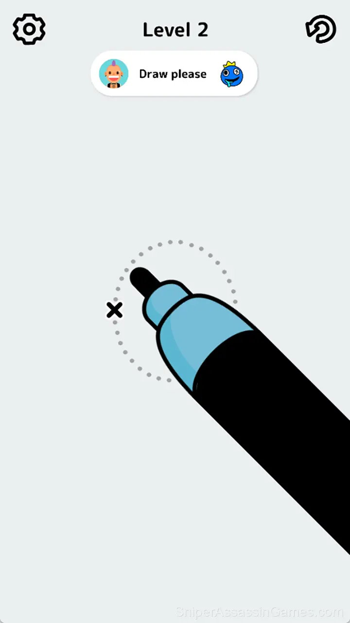 ASMR Drawing game gameplay screenshot 1
